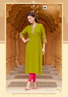 Ladlee Vol 2 By Kadlee Rayon Thread work Kurti Wholesale Clothing Distributors In India
